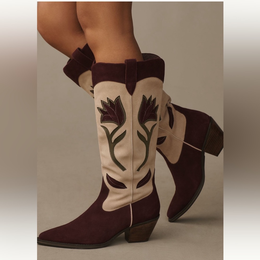 Matisse x Anthropologie Cool Hands Western Boots -Size 8
